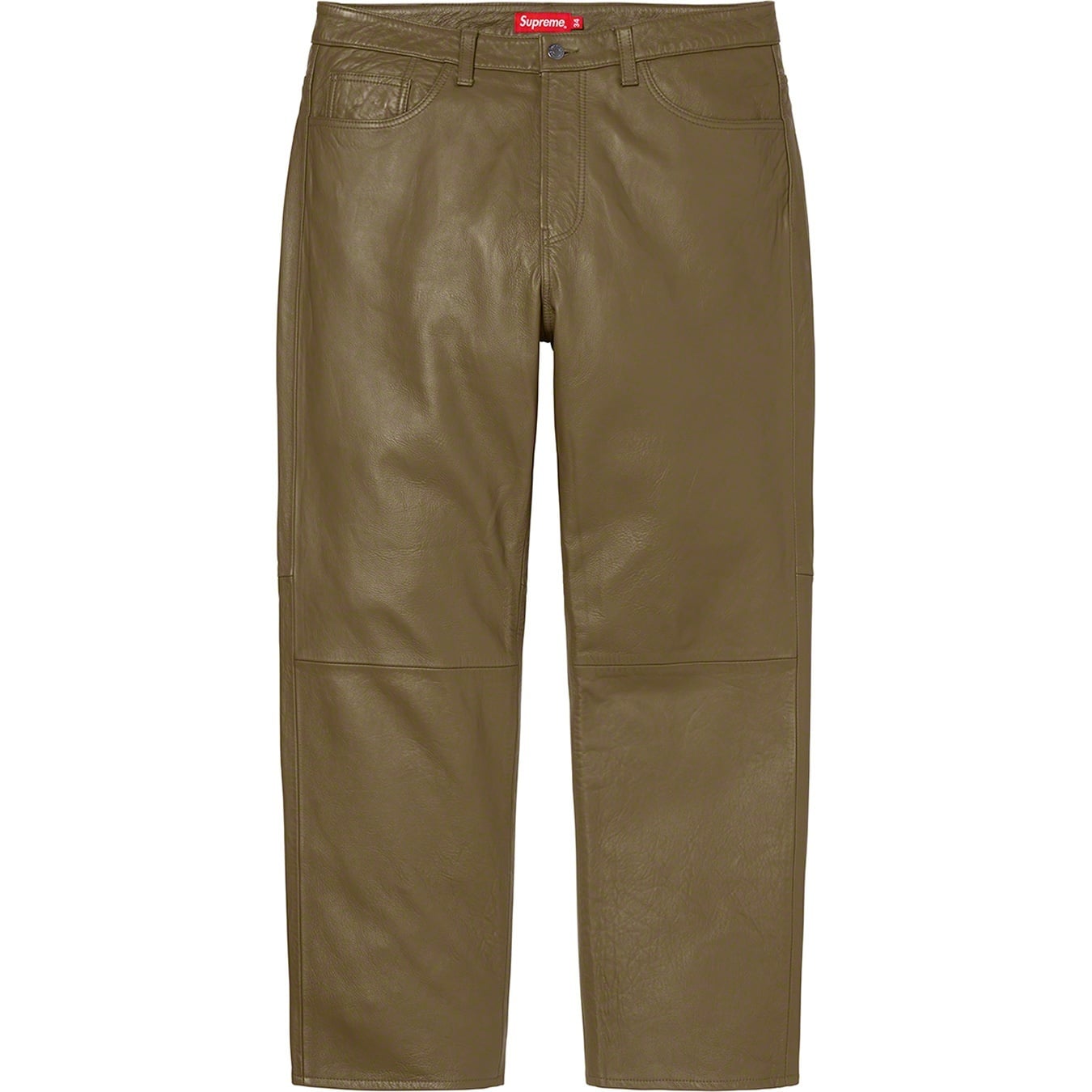 Leather 5-Pocket Jean view 7